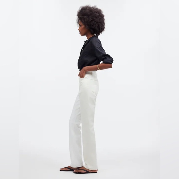 Madewell | The 90s Straight Jean | White | Size 27 - Picture 3 of 13